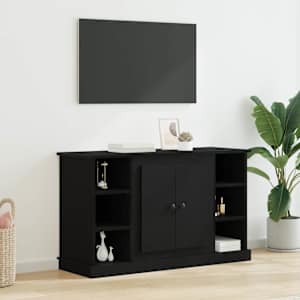 Servírovací skříň Černý dub 100 x 35,5 x 60 cm kompozitní dřevo - obrázek 1