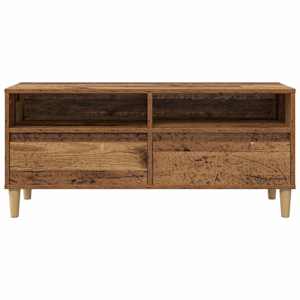 Televizní skříň se zásuvkou Staré dřevo 100 x 34,5 x 44,5 cm - obrázek 6