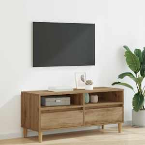 TV omarica Umetni hrast 100 x 34,5 x 44,5 cm Konstruiran les