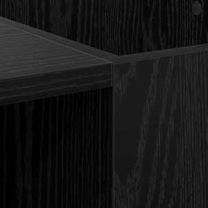 Skříň na gramofonové desky Černý dub 121 x 38 x 48 cm - obrázek 8