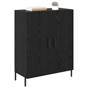 Servírovací skříň Černý dub 69,5 x 34 x 90 cm kompozitní dřevo - obrázek 3