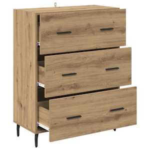 Servírovací skříň se zásuvkou Artisanový dub 69,5 x 34 x 90 cm - obrázek 5
