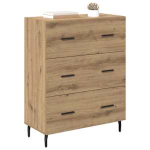 Servírovací skříň se zásuvkou Artisanový dub 69,5 x 34 x 90 cm - obrázek 3