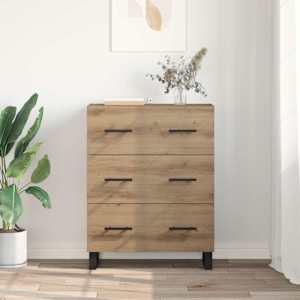 Servírovací skříň se zásuvkou Artisanový dub 69,5 x 34 x 90 cm - obrázek 4