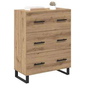 Servírovací skříň se zásuvkou Artisanový dub 69,5 x 34 x 90 cm - obrázek 3