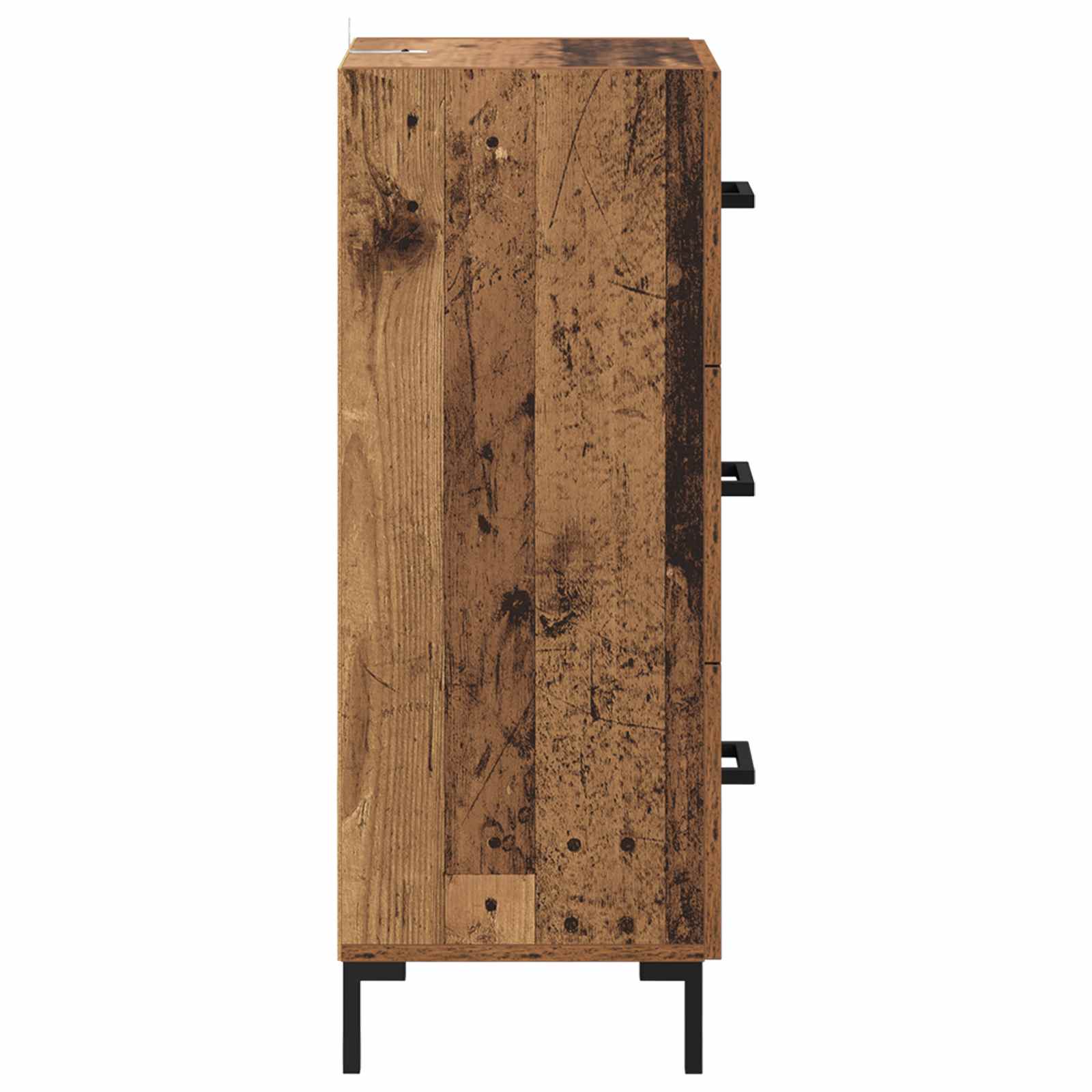 Servírovací skříň se zásuvkou Staré dřevo 34,5 x 34 x 90 cm - obrázek 7