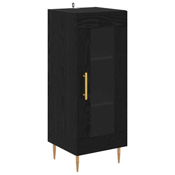 vidaXL K&otilde;ide Must tamm 34 x 34.5 x 90 cm Tehispuit