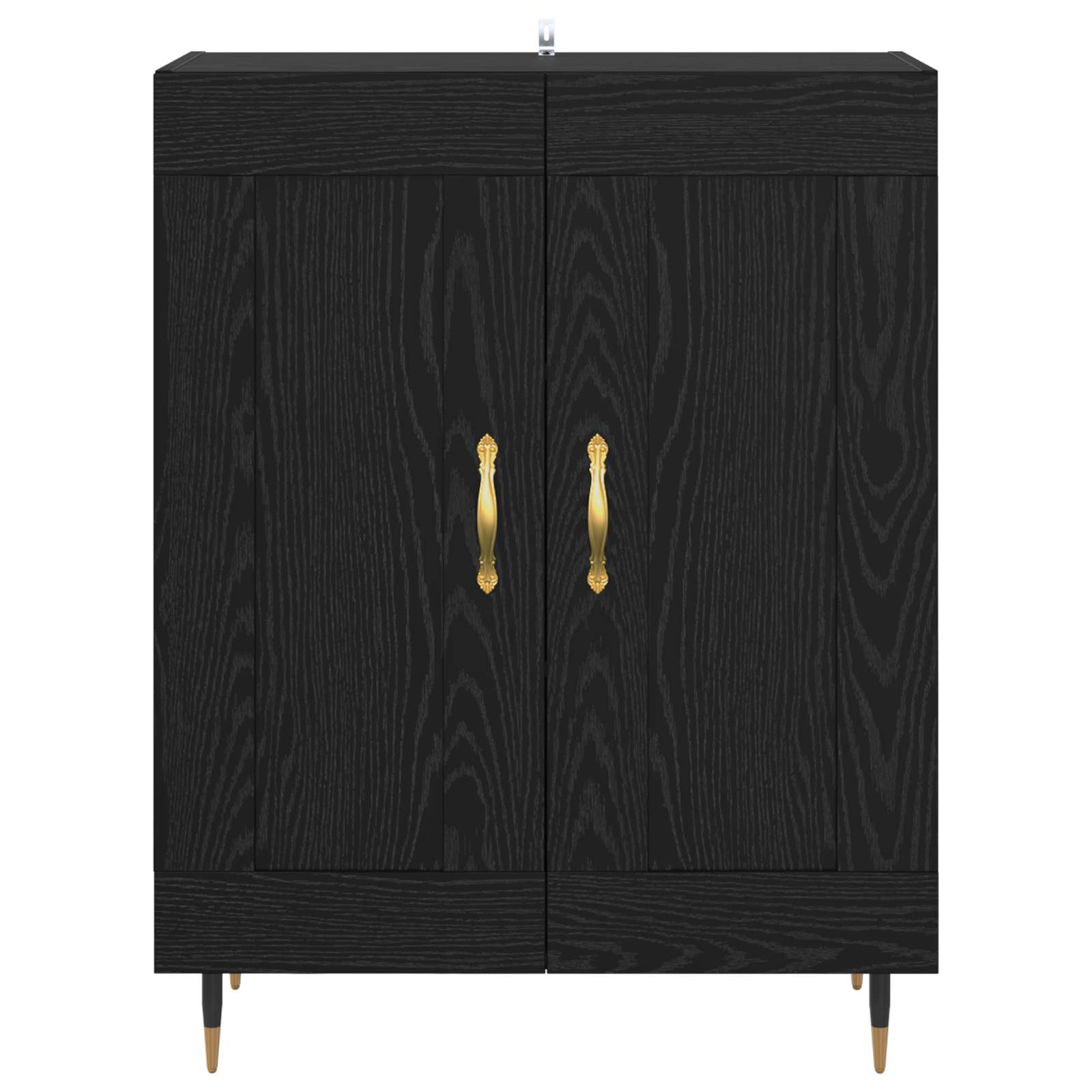 Strani šal Črna Orehovina 69,5 x 34 x 90 cm Konstruiran les - slika 6
