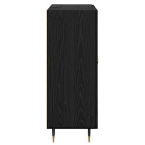 Servírovací skříň Černý dub 69,5 x 34 x 90 cm kompozitní dřevo - obrázek 7