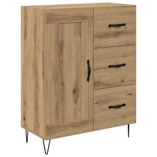 vidaXL K&otilde;ide K&auml;sit&ouml;&ouml; Tamm 69,5 x 34 x 90 cm T&ouml;&ouml;deldud puit