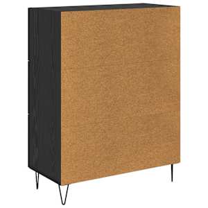 Servírovací skříň Černý Dub 69,5 x 34 x 90 cm Dřevěný materiál - obrázek 8