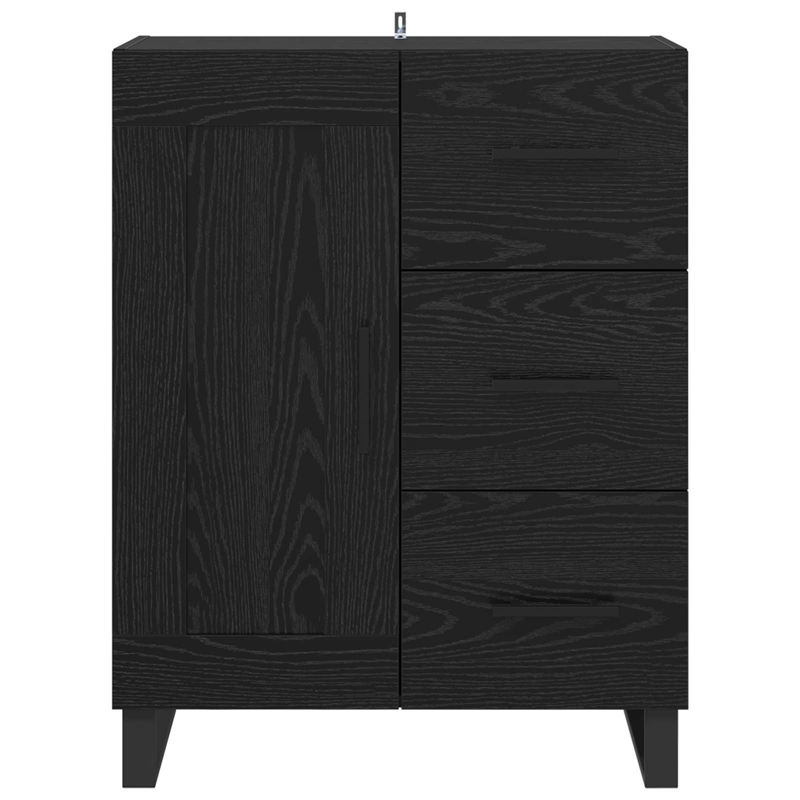 Strani šal s predalom Črna Orehovina 69,5 x 34 x 90 cm - slika 6