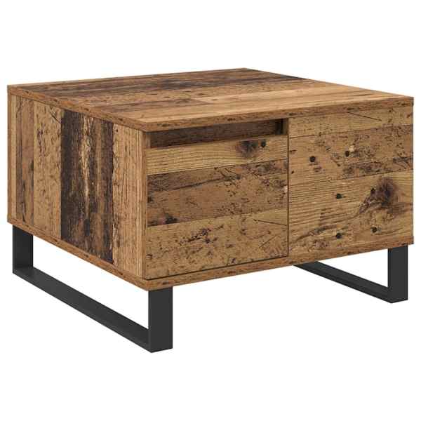 vidaXL Kohvilaud Vana puit 55 x 55 x 36,5 cm Tehispuit