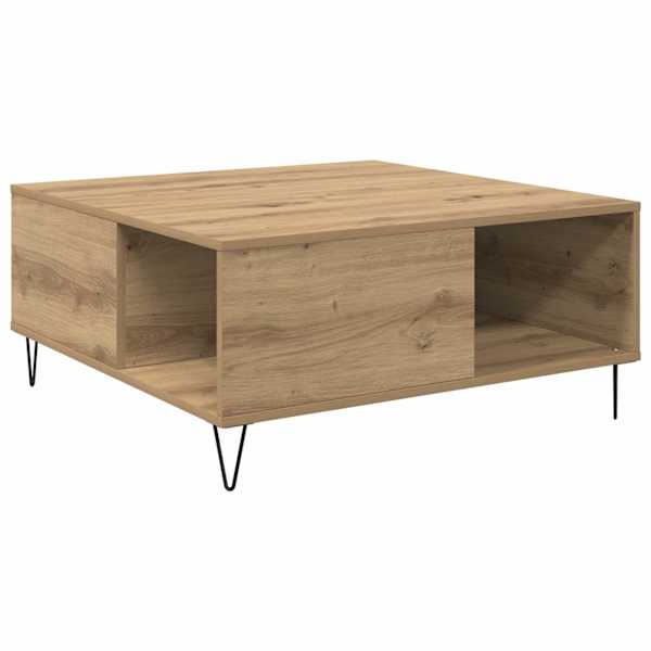vidaXL Kohvilaud K&auml;sit&ouml;&ouml;puu 80 x 80 x 36,5 cm Tehispuit