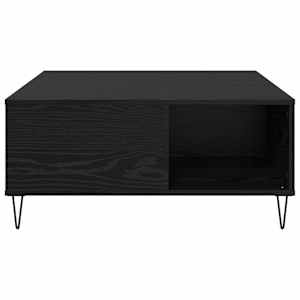 Konferenční stolek Černý dub 80 x 80 x 36,5 cm kompozitní dřevo - obrázek 5