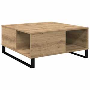 Konferenční stolek Artisanový dub 80 x 80 x 36,5 cm - obrázek 2