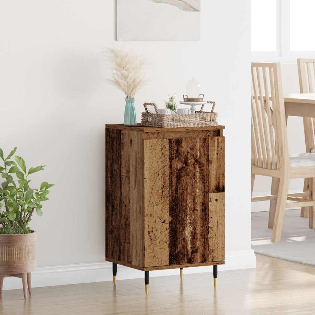 Bufete și comode - Bufet 2 pcs Lemn Vechi 40 x 35 x 70 cm Lemn Ingineresc și Fier