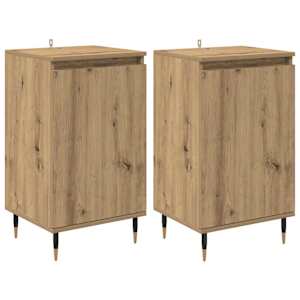 Servírovací skříň 2 pcs Artisanový dub 40 x 35 x 70 cm - obrázek 2