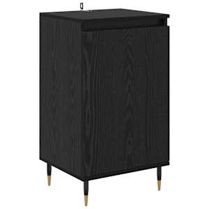 Servírovací skříň 2 pcs Černý dub 40 x 35 x 70 cm - obrázek 5