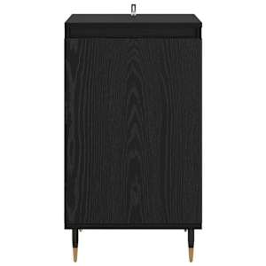 Servírovací skříň 2 pcs Černý dub 40 x 35 x 70 cm - obrázek 6