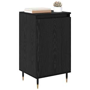 Servírovací skříň 2 pcs Černý dub 40 x 35 x 70 cm - obrázek 3