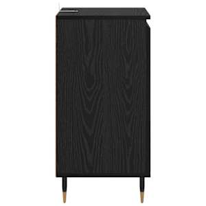 Servírovací skříň 2 pcs Černý dub 40 x 35 x 70 cm - obrázek 7