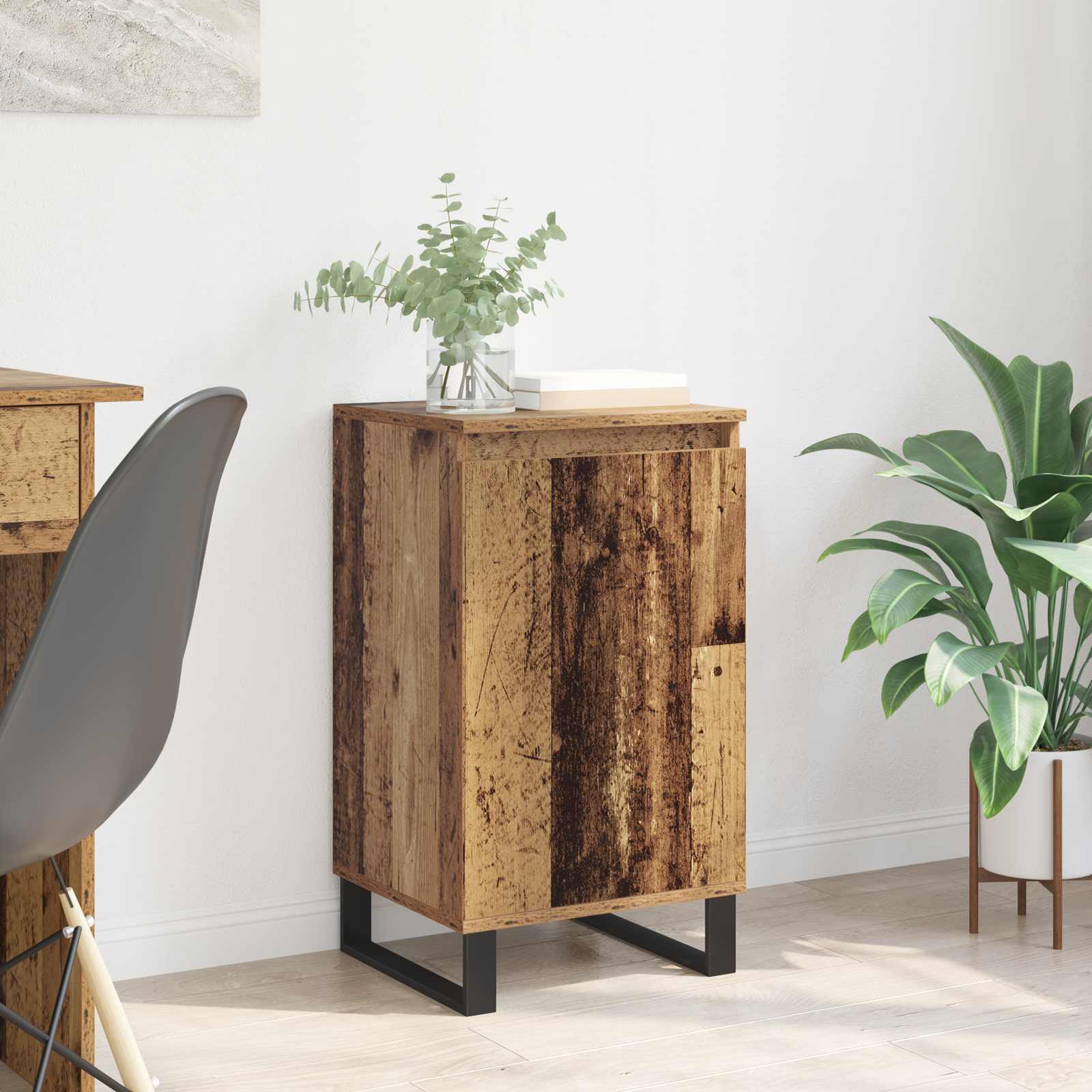 vidaXL Bufet Lemn vechi 40 x 35 x 70 cm Lemn compozit