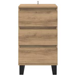 Servírovací skříň dub artisan Kompozitní dřevo - obrázek 6