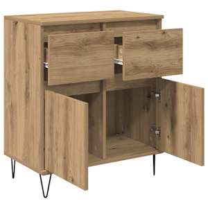Servírovací skříň Artisanový dub 60 x 35 x 70 cm - obrázek 5