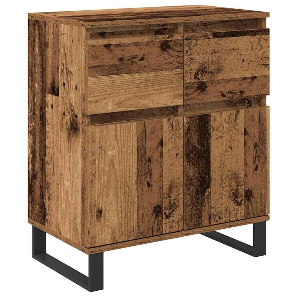 Thumbnail - vidaXL Sideboard Altholz 60 x 35 x 70 cm Verbundholz und Eisen