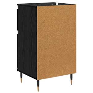 Servírovací skříň se zásuvkou Černý dub 40 x 35 x 70 cm - obrázek 8