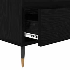 Televizní skříň se zásuvkou Černý dub 100 x 34,5 x 44,5 cm - obrázek 9