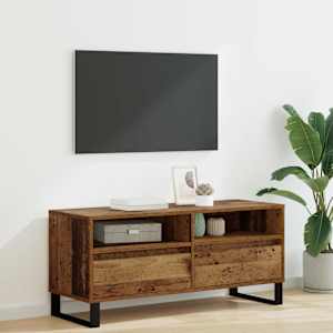 Televizní skříň se zásuvkou Staré dřevo 100 x 34,5 x 44,5 cm - obrázek 1