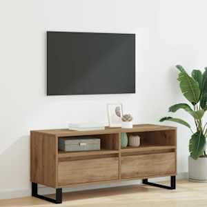Televizní skříň 100 x 34,5 x 44,5 cm Artisanový dub - obrázek 1