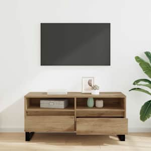 Televizní skříň 100 x 34,5 x 44,5 cm Artisanový dub - obrázek 4