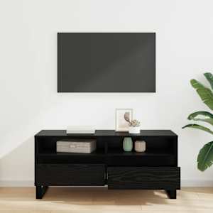 Televizní skříň se zásuvkou Černý dub 100 x 34,5 x 44,5 cm - obrázek 4