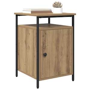Noční skříňka 2 pcs Artisanový dub 40 x 42 x 60cm - obrázek 3