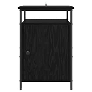 Noční skříňka 2 pcs Černý dub 40 x 42 x 60cm kompozitní dřevo - obrázek 7