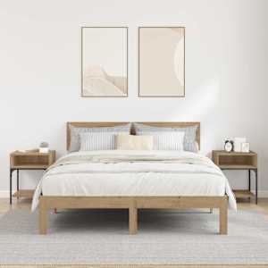 Noční stolek 2 pcs Artisanový dub 40 x 40 x 50 cm - obrázek 4