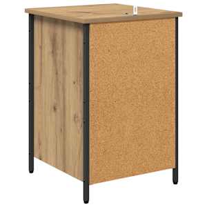Noční skříňka 2 pcs Artisanový dub 40 x 42 x 60 cm - obrázek 9