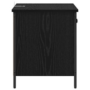 Noční skříňka 2 pcs Černý dub 40 x 42 x 50 cm kompozitní dřevo - obrázek 8