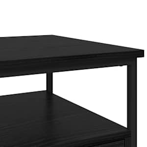 Noční skříňka 2 pcs Černý dub 40 x 42 x 56 cm kompozitní dřevo - obrázek 11