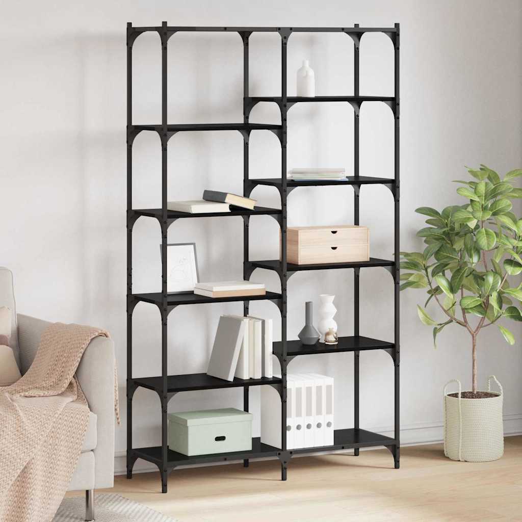 Rafturi - Raft pentru cărți Stejar negru 100 x 32 x 170 cm Lemn compozit