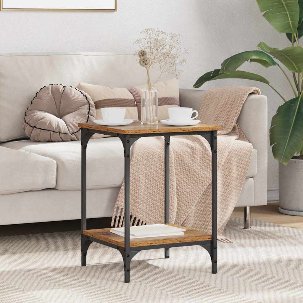 Noptiere dormitor - Masă de cafea Lemn Vechi 40 x 40 x 55 cm Lemn compozit