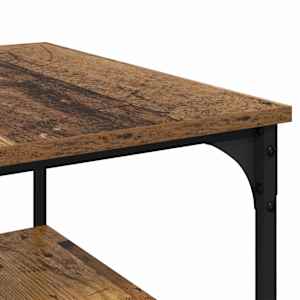 Konferenční stolek Staré dřevo 55 x 55 x 40 cm kompozitní dřevo - obrázek 8