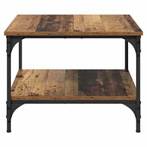 Konferenční stolek Staré dřevo 55 x 55 x 40 cm kompozitní dřevo - obrázek 6