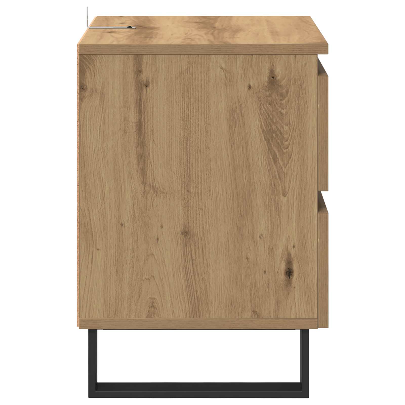 Noční skříňka se zásuvkou 2 pcs Artisanový dub 40 x 35 x 50 cm - obrázek 8
