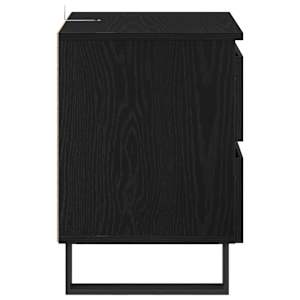 Noční skříňka 2 pcs Černý dub 40 x 35 x 50 cm kompozitní dřevo - obrázek 8