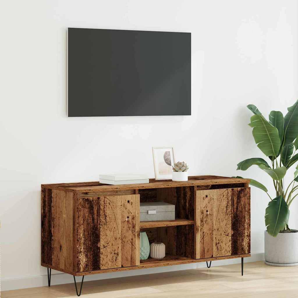 vidaXL TV-Schränk Altholz 104 x 35 x 50 cm Holzwerkstoff