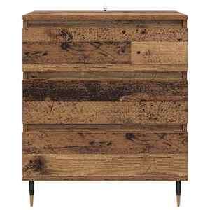 Servírovací skříň Staré dřevo 60 x 35 x 70 cm kompozitní dřevo - obrázek 6